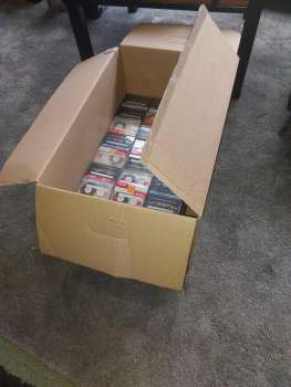 Preview: Maxell TDK Audio Kassetten 250 Stück nur 1 mal bespielt komplett